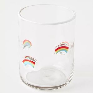 NIB Anthropologie Rainbow Juice Glass
